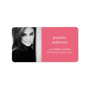 Custom Photo Address Label
