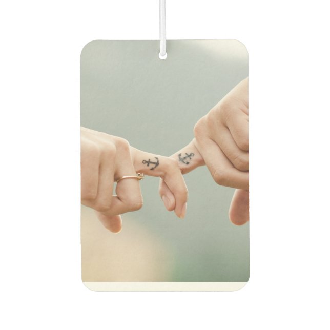 Custom Photo Air Freshener Your Romantic Photos (Front)