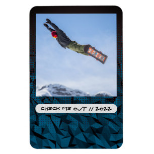 Custom Photo and Caption Flexible Magnet