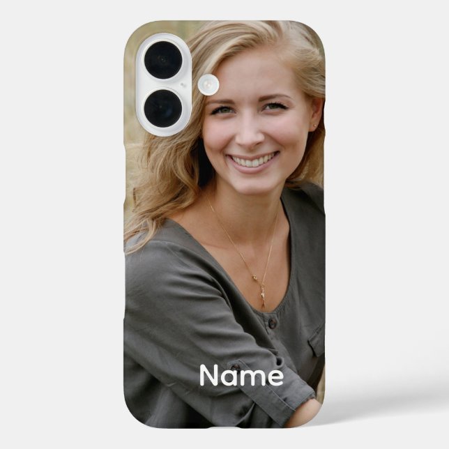 Custom Photo and Name. Case-Mate iPhone Case (Back)