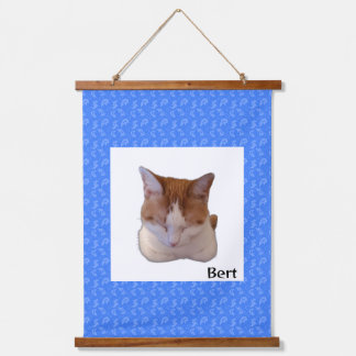 Custom Photo and Name Japanese Scroll Hanging Tapestry