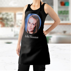 Custom Photo and Name Personalised Adult Apron