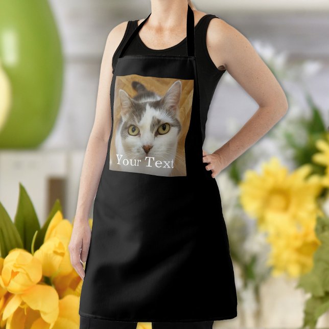 Custom Photo and Name Personalised Adult Apron (Creator Uploaded)