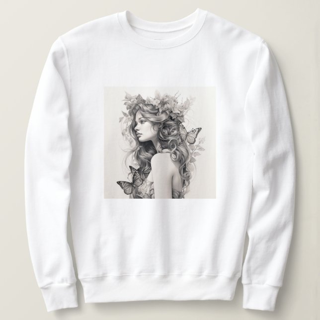 Custom Photo and Name Personalised Hoodie (Design Front)