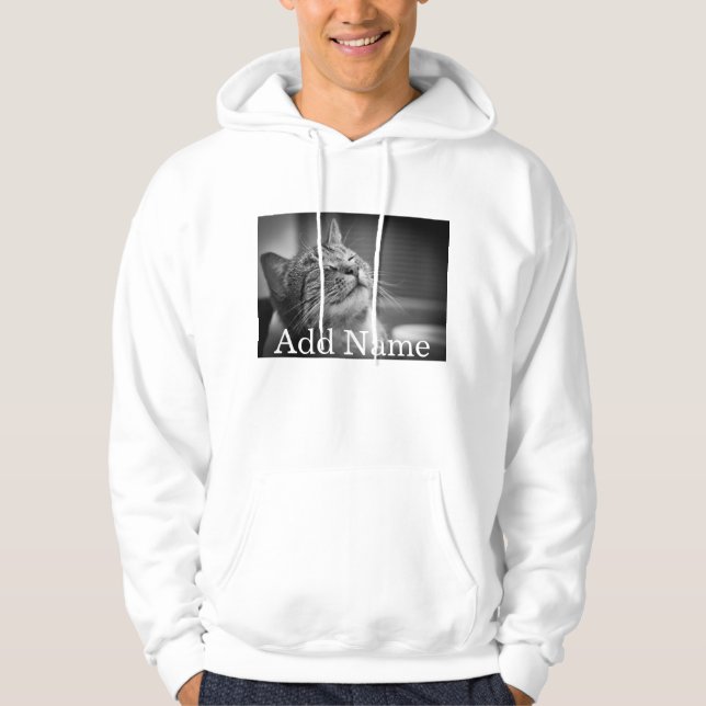 Custom Photo and Name Personalised Hoodie (Front)