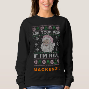 Custom Photo and Name Personalised Modern & Funny Sweatshirt