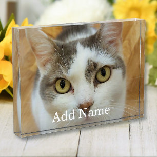 Custom Photo and Name Personalised Photo Block