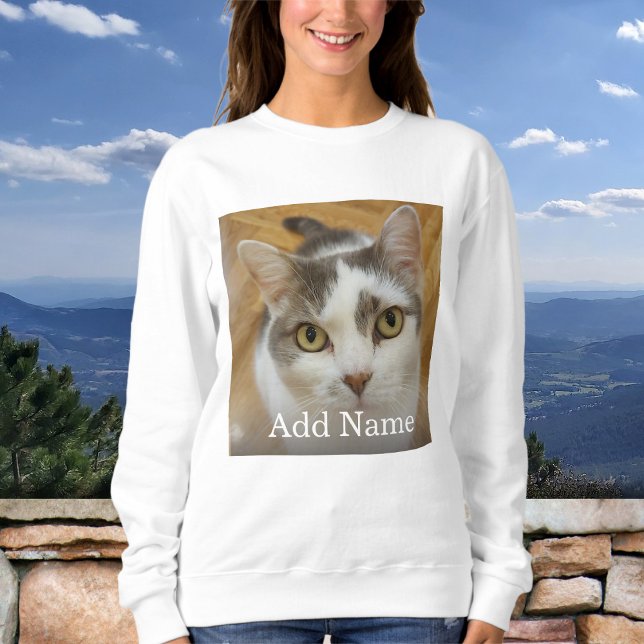Custom Photo and Name Personalised Sweatshirt (Creator Uploaded)