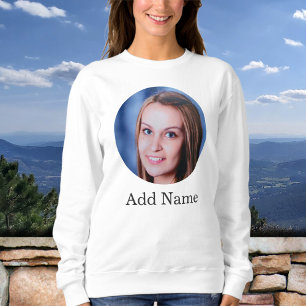 Custom Photo and Name Personalised Sweatshirt