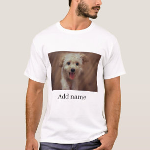 Custom Photo and Name Personalised   T-Shirt