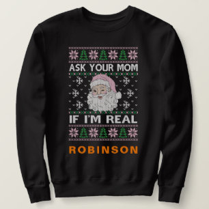 Custom Photo and Name Personalised Unisex Cute Sweatshirt