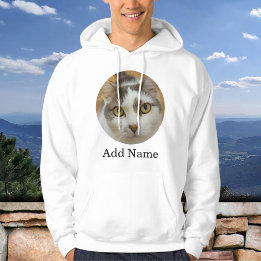 Custom Photo and Name Personalized Hoodie
