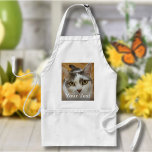 Custom Photo and Name Personalized Standard Apron<br><div class="desc">Upload a photo, add a name or text, and easily create your personalized photo apron. Click CUSTOMIZE to change the text color. You can TRANSFER this DESIGN on other Zazzle products and adjust it to fit most of the Zazzle items. You can also click CUSTOMIZE FURTHER to add, delete or...</div>