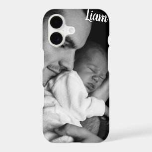 Custom photo and name phone case personalized