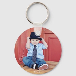 Custom Photo And Names Key Ring