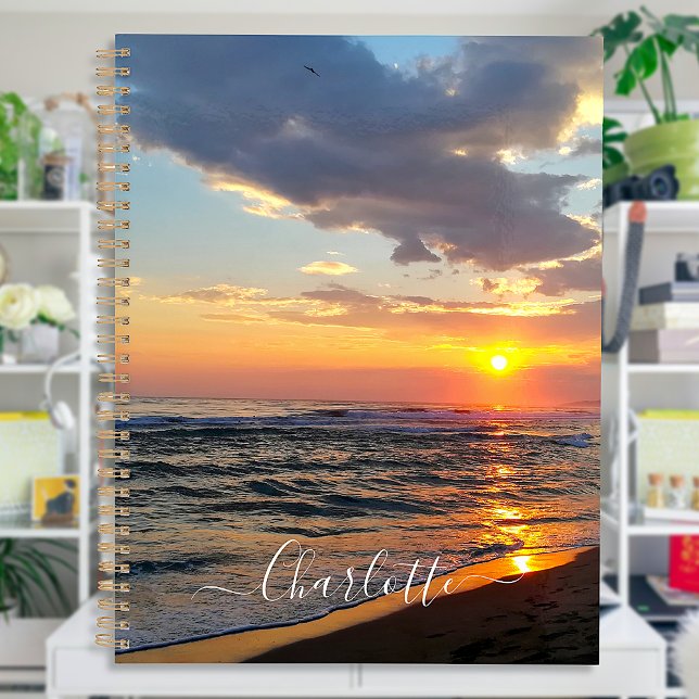 Custom Photo And Optional Text Personalised Planner (Creator Uploaded)