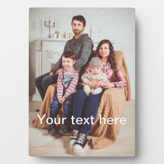 Custom Photo and/or Text Plaque (Front)