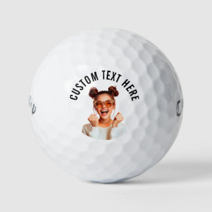 Custom Photo and Text Callaway Warbird Distance Golf Balls