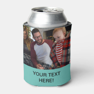 Custom Photo And Text Can Cooler
