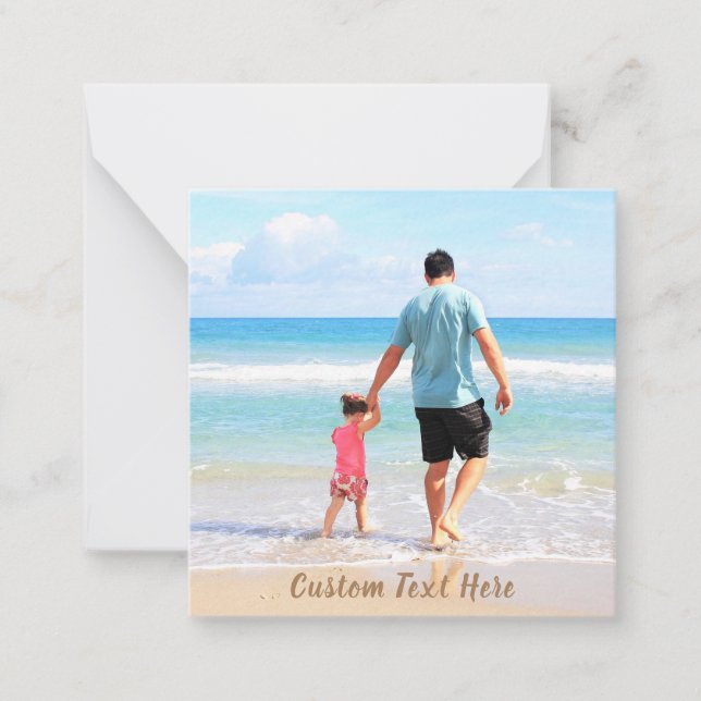 Custom Photo and Text Cards Your Own Design (Front)