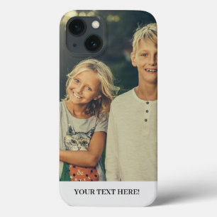 Custom Photo And Text  iPhone 13 Case