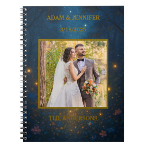 Custom Photo and Text Celestial Mystical Notebook