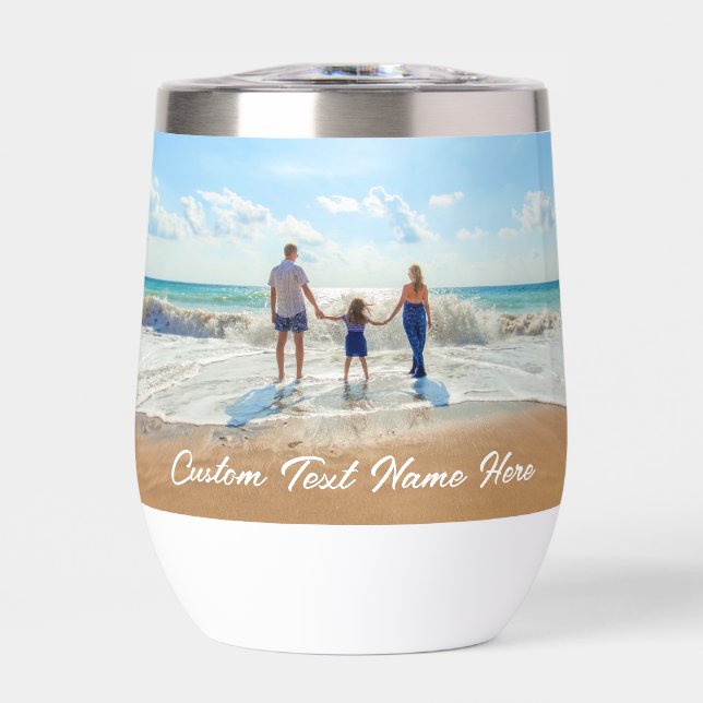 Custom Photo and Text Design Your Own Personalised (Front)