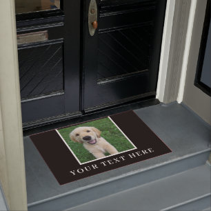 Custom Photo and Text Doormat