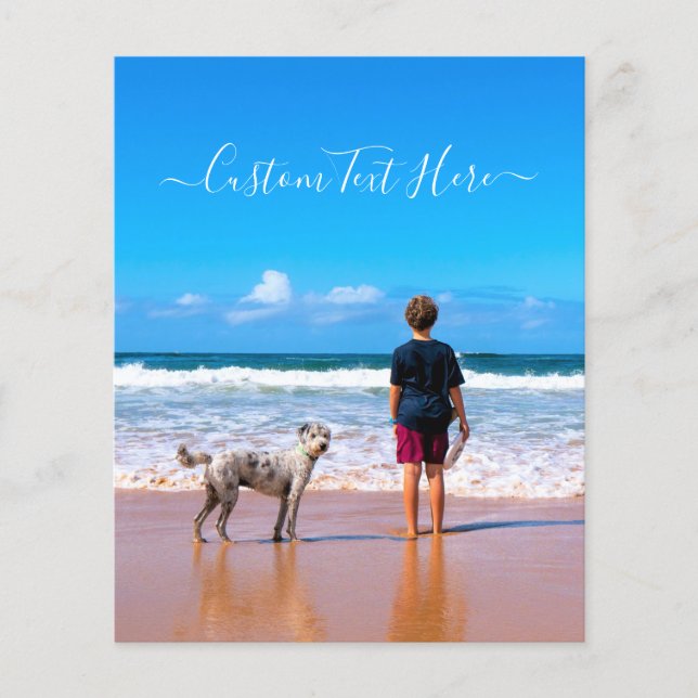 Custom Photo and Text Flyer Your Own Design  (Front)