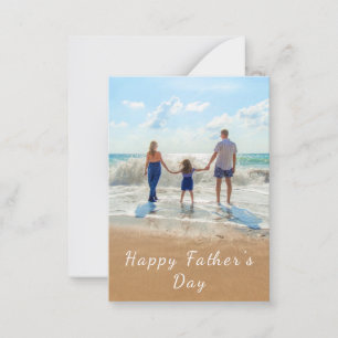 Custom Photo and Text - Happy Father's day Card