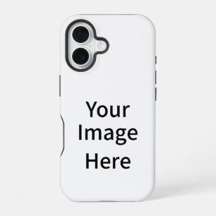 Custom photo and text iPhone 16 case