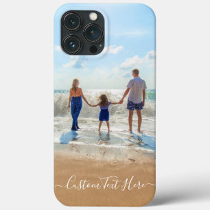 Custom Photo and Text iPhone Case Personalised
