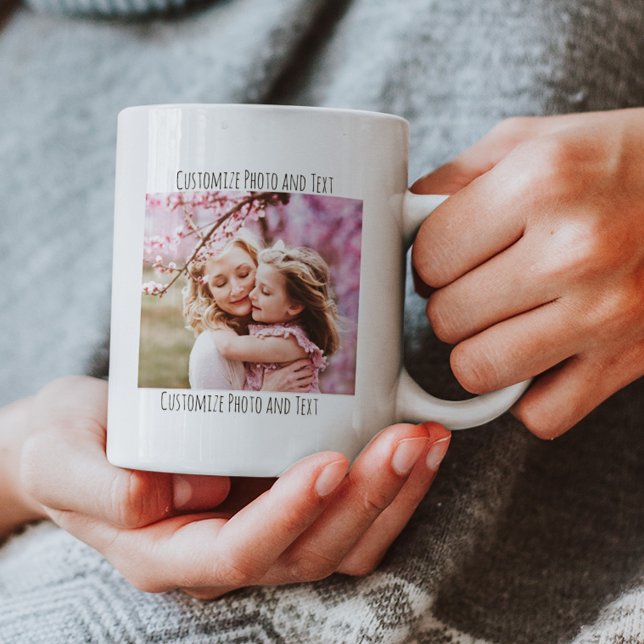 Custom Photo and Text Mug | Gifts for Mum (Creator Uploaded)