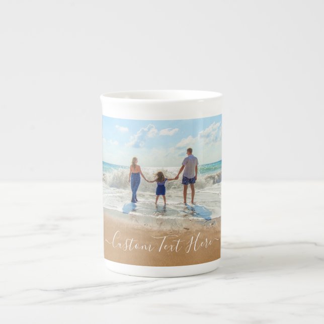 Custom Photo and Text Mug - Your Photo Design (Front)
