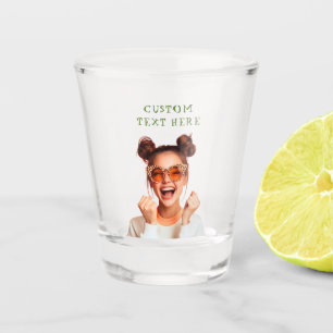 Custom Photo and Text Party Shot Glass