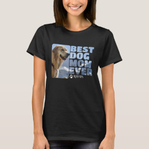 Custom Photo And Text Personalised Best Dog Mum T-Shirt