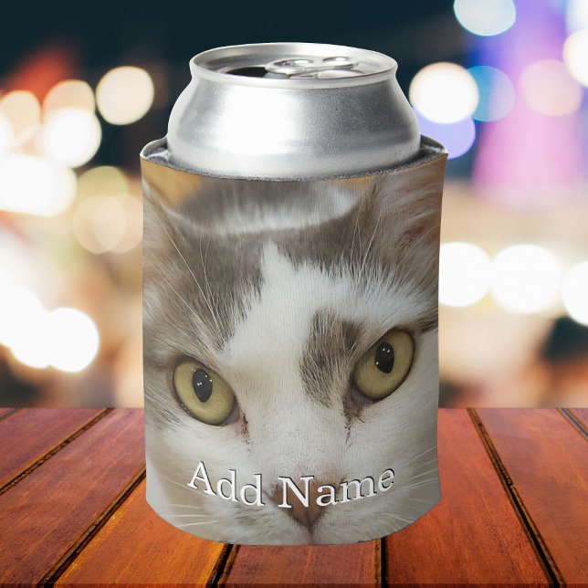 Custom Photo and Text Personalised Can Cooler (Creator Uploaded)