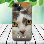 Custom Photo And Text Personalised iPhone 13 Case<br><div class="desc">Upload a photo, add text, and easily create your personalised phone case. Click CUSTOMIZE FURTHER to change the text colour. You can TRANSFER this DESIGN on other Zazzle products and adjust it to fit most of the Zazzle items. Standard Studio designs are made in high-resolution vector graphics for a professional...</div>