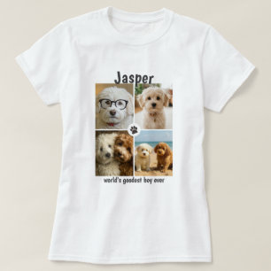 Custom Photo And Text Personalised Dog or Cat T-Shirt