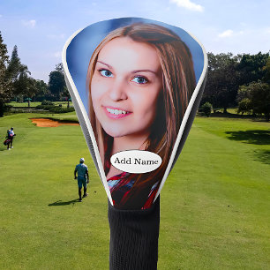 Custom Photo and Text Personalised Golf Head Cover