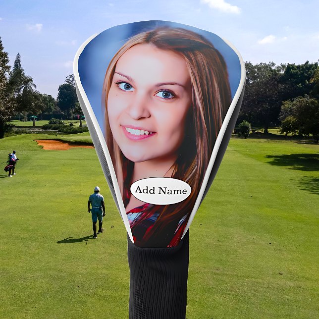 Custom Photo and Text Personalised Golf Head Cover (Creator Uploaded)