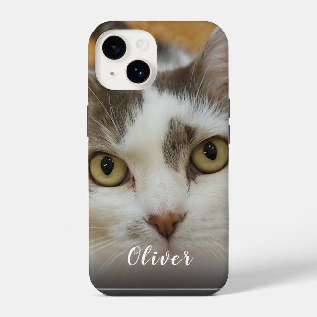 Custom Photo And Text Personalised iPhone Case (Back)