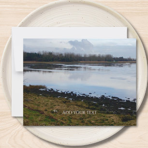 Custom Photo And Text Personalised Landscape Card