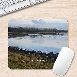 Custom Photo And Text Personalised Landscape Mouse Mat