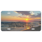 Custom Photo and Text Personalised License Plate