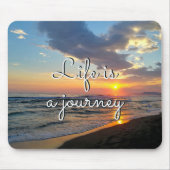 Custom Photo and Text Personalised Mouse Mat (Front)