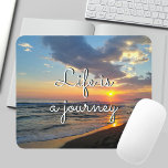 Custom Photo and Text Personalised Mouse Mat<br><div class="desc">Upload a photo, customise the text, and easily create your personalised mousepad. Click CUSTOMIZE to change the text colour or font type. You can TRANSFER this DESIGN on other Zazzle products and adjust it to fit most of the Zazzle items. Standard Studio designs are made in high-resolution vector graphics for...</div>