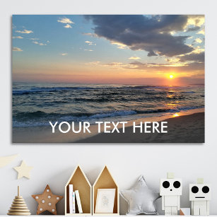 Custom Photo And Text Personalised Poster Print