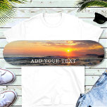 Custom Photo and Text Personalised Skateboard<br><div class="desc">Upload a photo, add a name or text, and easily create your personalised skateboard. Click CUSTOMIZE to change the text colour. You can TRANSFER this DESIGN on other Zazzle products and adjust it to fit most of the Zazzle items. Standard Studio designs are made in high-resolution vector graphics for a...</div>