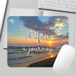 Custom Photo and Text Personalized Mouse Mat<br><div class="desc">Upload a photo, customize the text, and easily create your personalized mousepad. Click CUSTOMIZE to change the text color or font type. You can TRANSFER this DESIGN on other Zazzle products and adjust it to fit most of the Zazzle items. Standard Studio designs are made in high-resolution vector graphics for...</div>